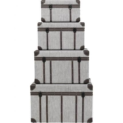 Boxes Espresso (4/Set) Kare Design