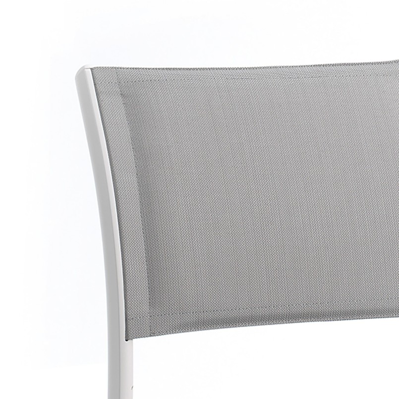 Outdoor chair Nice white and grey Gescova