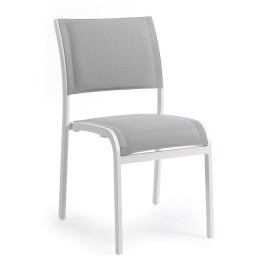 Chaise de jardin blanche et grise - Nice - Gescova