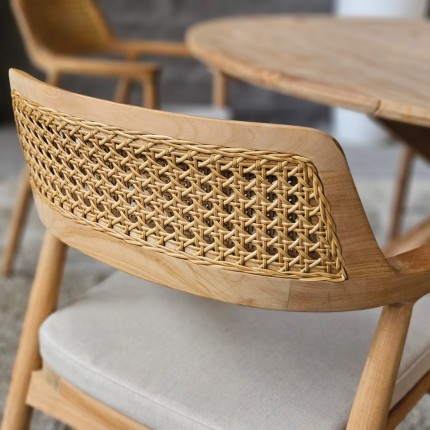 Outdoor chair with armrests Semarang Gescova