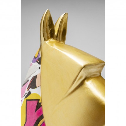 Deco gold dog graffiti Kare Design