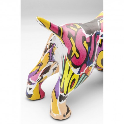 Déco chien doré graffiti Kare Design