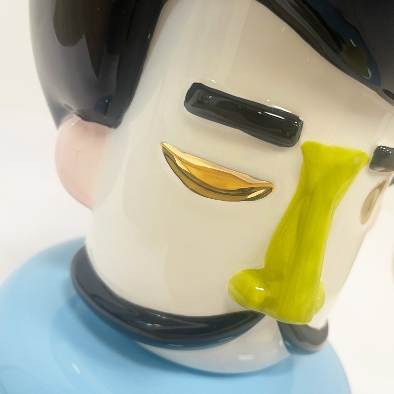 Vase Deco Puppet Boy 36cm Kare Design