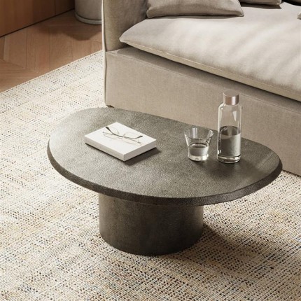 Table basse Bossy 69x56cm grise Kare Design