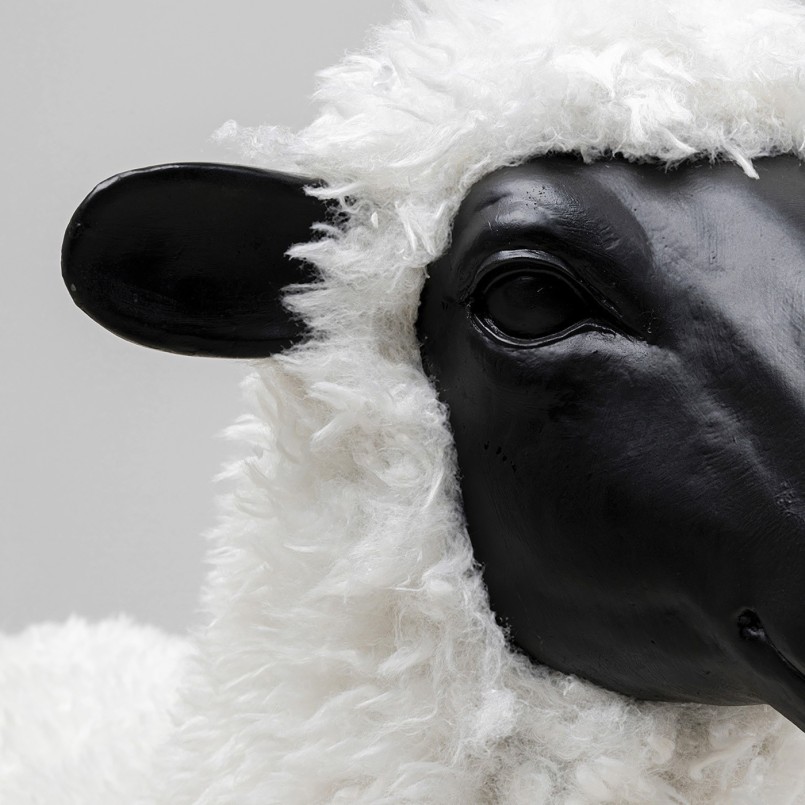 Déco mouton blanc et noir - Kare Design