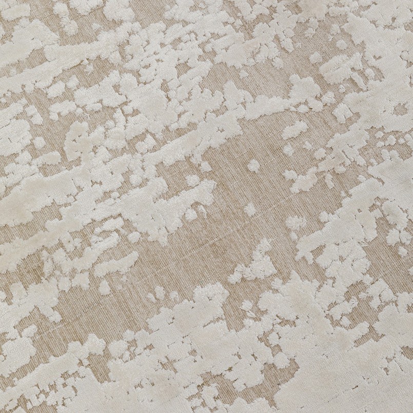 Tapis en tissu beige - Silja - Kare Design