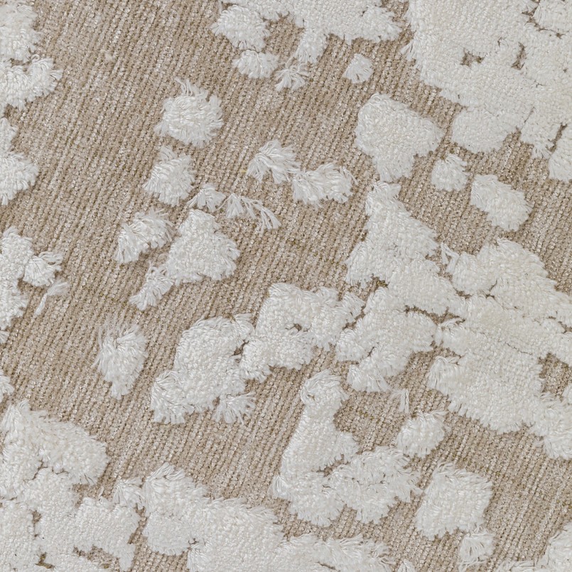 Tapis en tissu beige - Silja - Kare Design