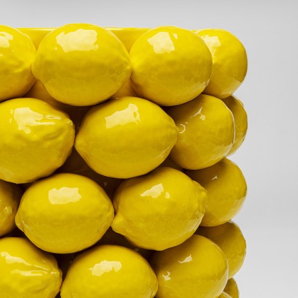 Vase citrons jaunes 43cm Kare Design