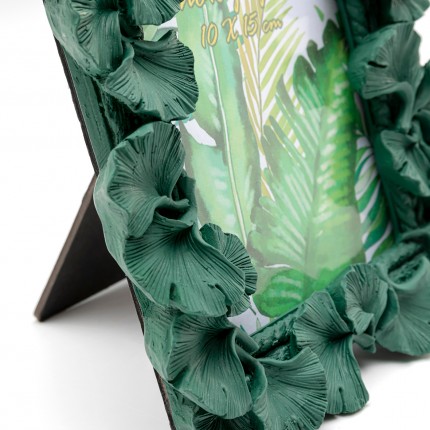 Picture Frame ginkgo leaf green 17x21cm Kare Design