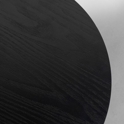 Side Table Easy Living wood black Kare Design