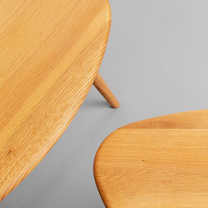 Oak side tables - Vigo - Kare Design
