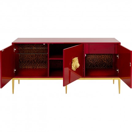 Sideboard Leone red Kare Design