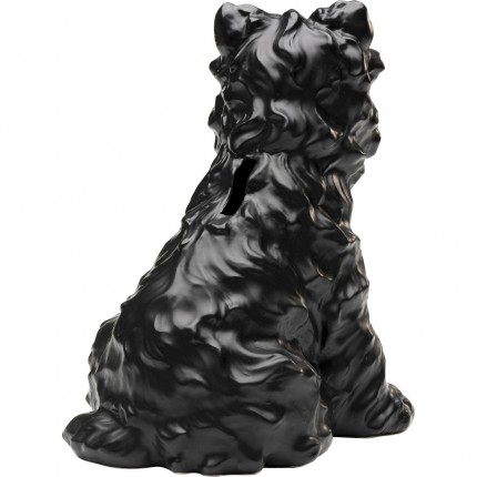 Tirelire Fox Terrier noir Kare Design