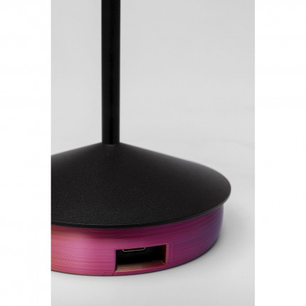 Table Lamp Swirl Black Sunset Kare Design