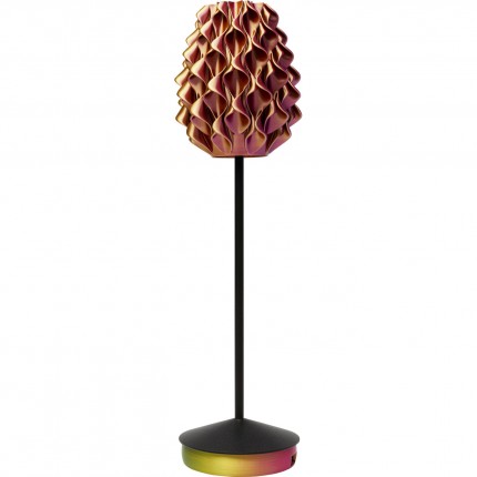 Table Lamp Swirl Black Sunset Kare Design