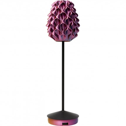 Table Lamp Swirl Black Sunset Kare Design