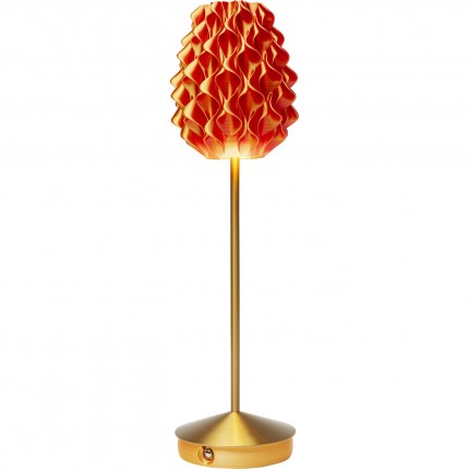Table Lamp Swirl Gold Sunrise Kare Design