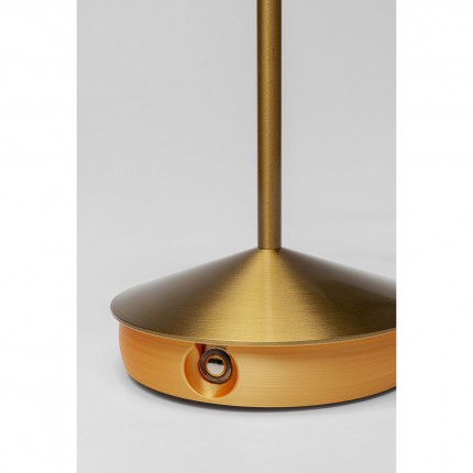 Table Lamp Swirl Gold Sunrise Kare Design