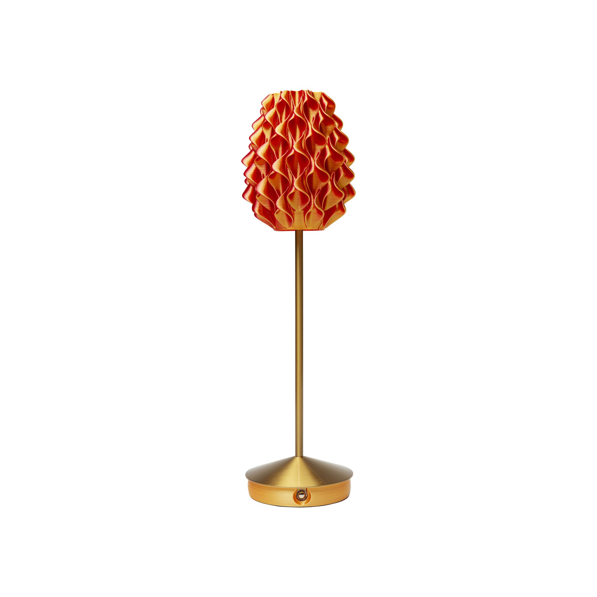 Table Lamp Swirl Gold Sunrise Kare Design