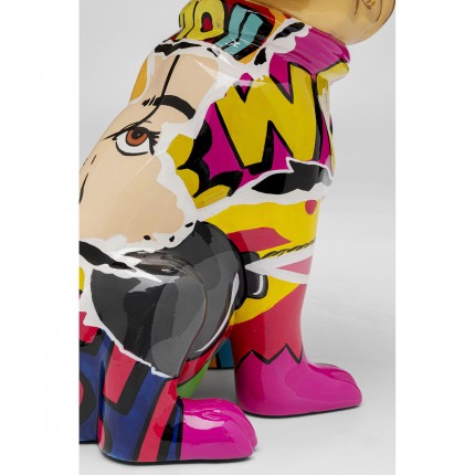 Table Lamp gold bulldog graffiti sunglasses Kare Design