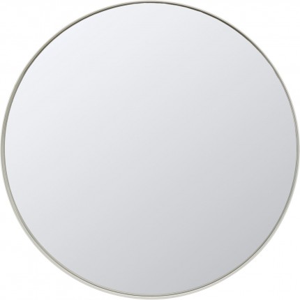 Miroir Curve rond 100cm beige Kare Design