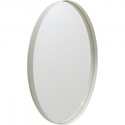 Wall Mirror Curve round Ø100cm beige Kare Design