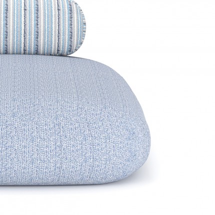 Méridienne de jardin Marlin bleue Kare Design