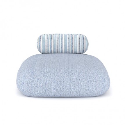 Méridienne de jardin Marlin bleue Kare Design