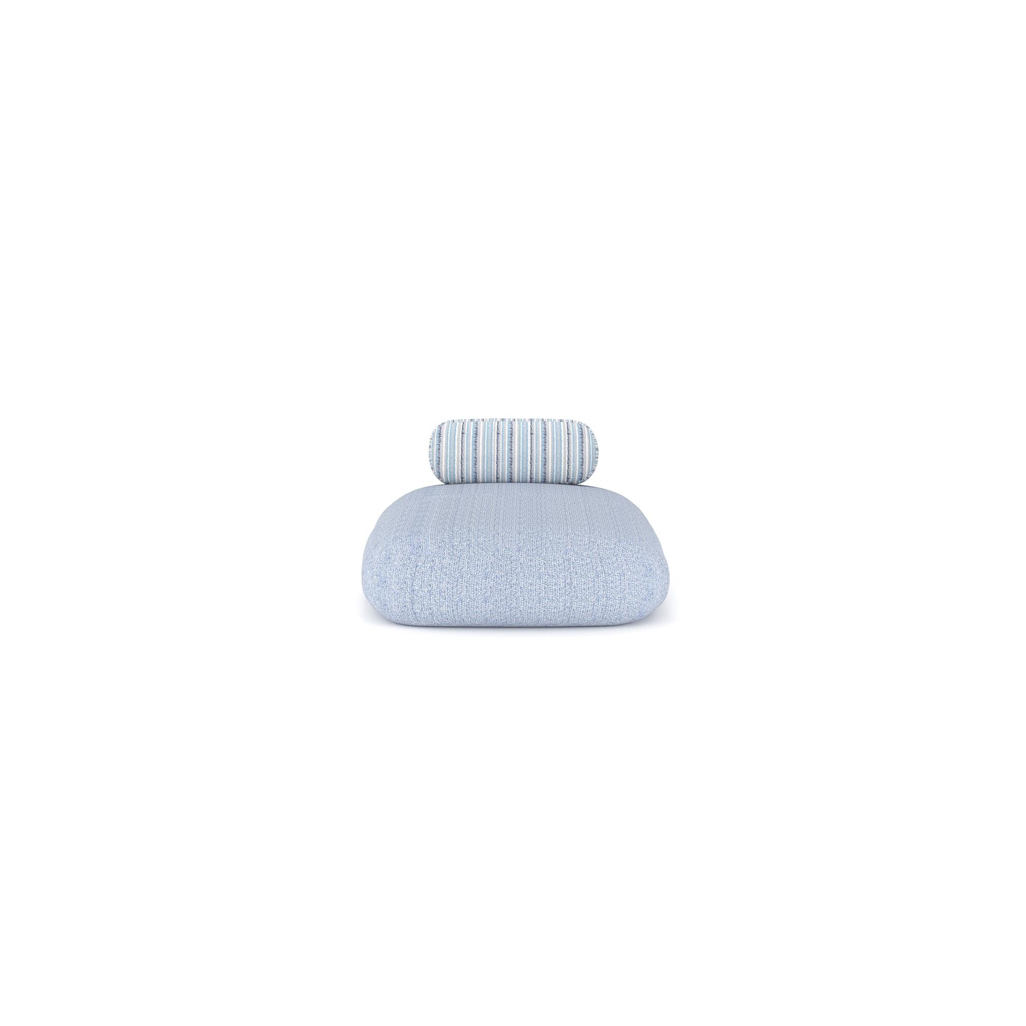 Méridienne de jardin Marlin bleue Kare Design