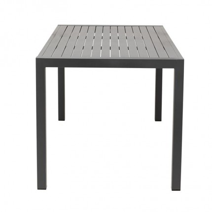Table de jardin Madagascar 140x80cm noire Kare Design