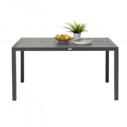Outdoor Table Madagascar 140x80cm black Kare Design