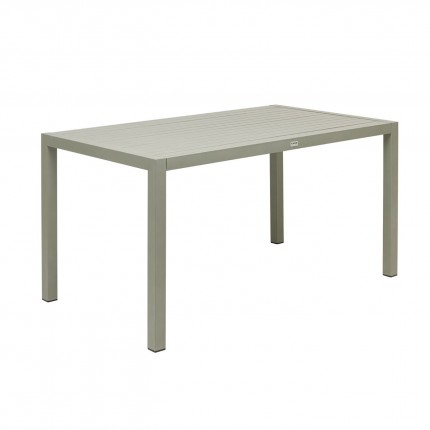 Table de jardin Madagascar 140x80cm verte Kare Design