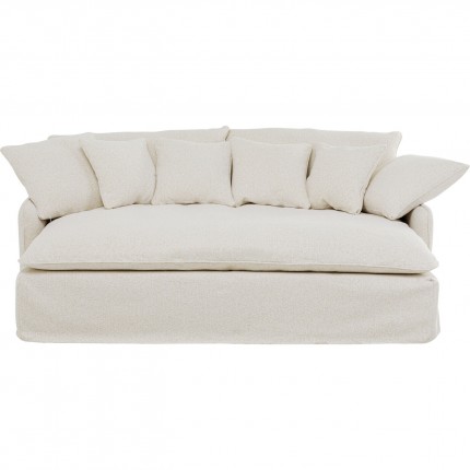 Sofa Boheme 3-seater cream Kare Design