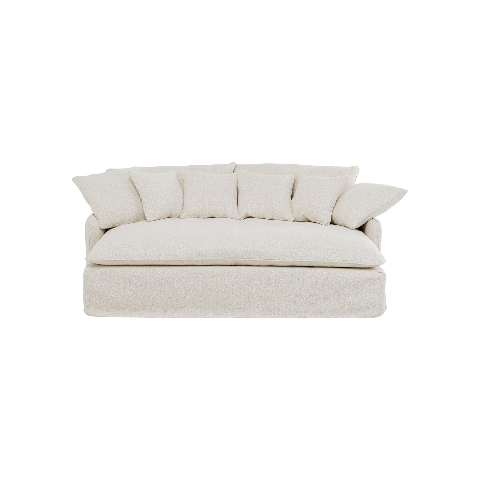 Sofa Boheme 3-seater cream Kare Design
