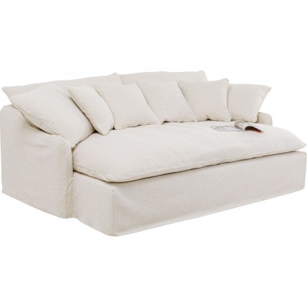 Sofa Boheme 3-seater cream Kare Design
