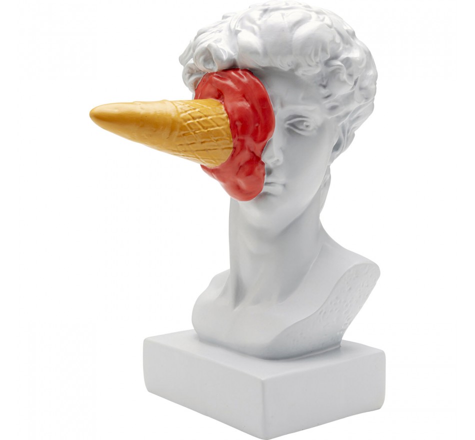 Déco statue grecque glace 35cm Kare Design Déco statue grecque glace 35cm Kare Design