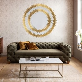 Contemporary golden mirror - Solare - Kare Design