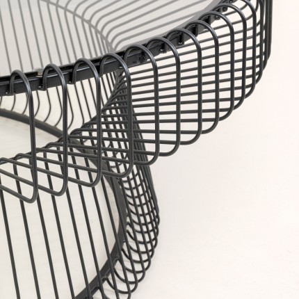 Coffee table Lisboa Ø86cm black Kare Design