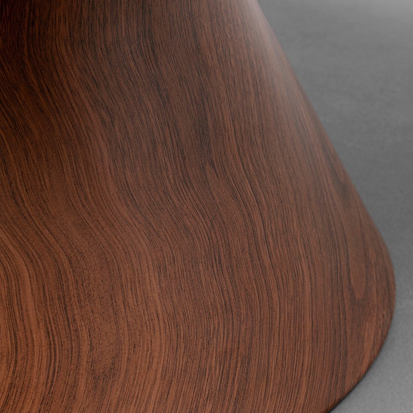 Table basse ronde en noyer - Cono - Kare Design
