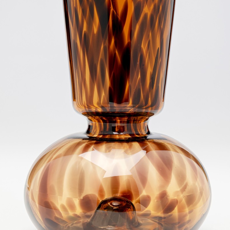 Vase en verre marron - Caramel - Kare Design