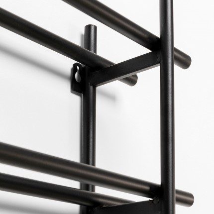 Wall Wine Shelf Cape Town 34cm black Kare Design