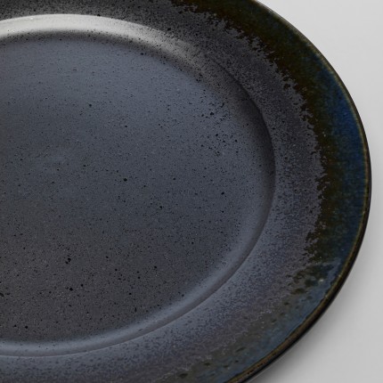Assiettes Kassandra noires 28cm set de 4 Kare Design