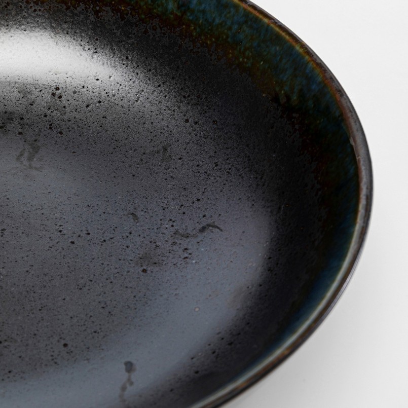 Assiettes creuses en faïence noire - Kassandra - Kare Design