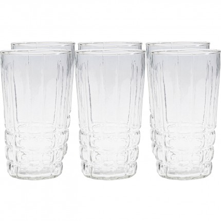 Verres à eau Ice set de 6 Kare Design