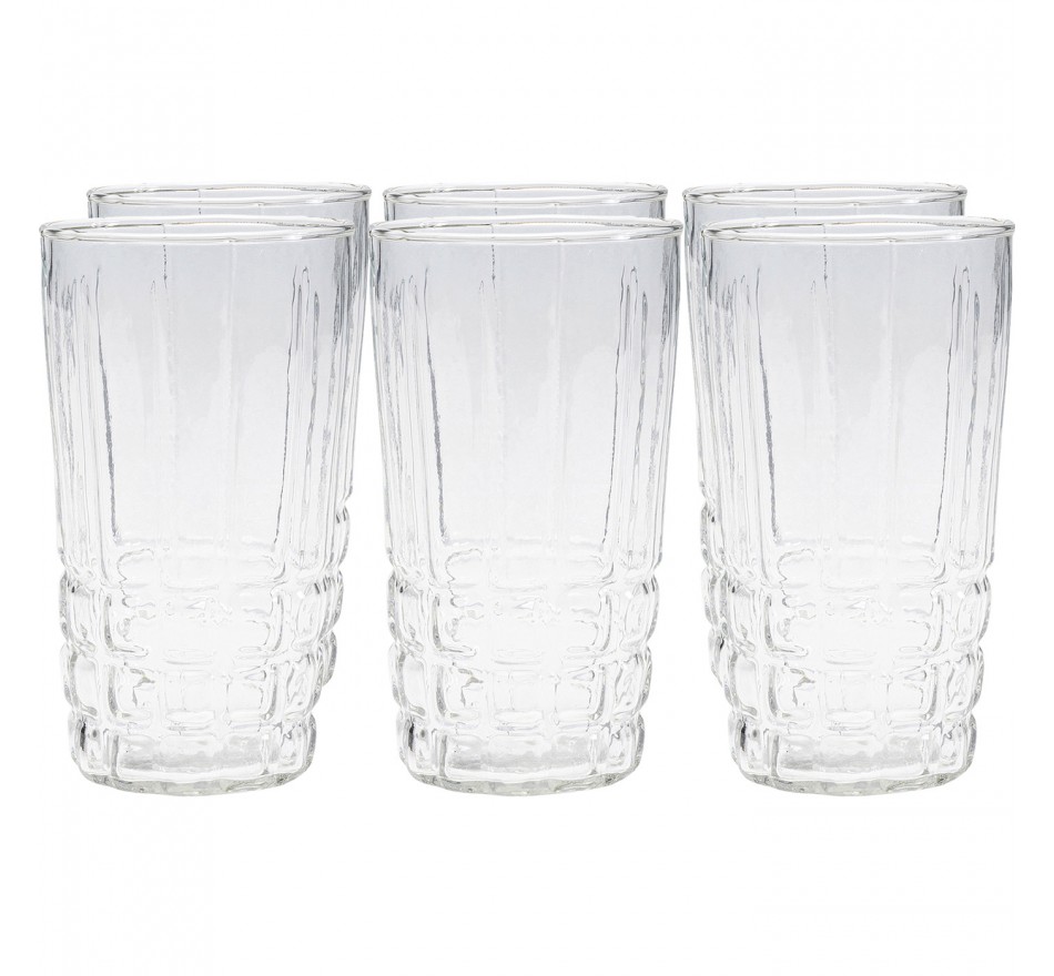 Verres à eau Ice set de 6 Kare Design Verres à eau Ice set de 6 Kare Design