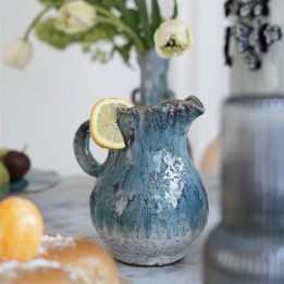 Carafe en grès bleu - Mina - Kare Design