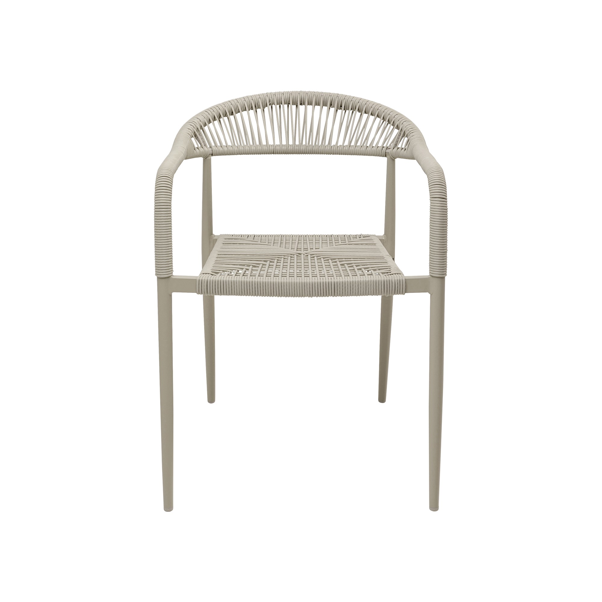 Chaise de jardin avec accoudoirs Palma beige Kare Design