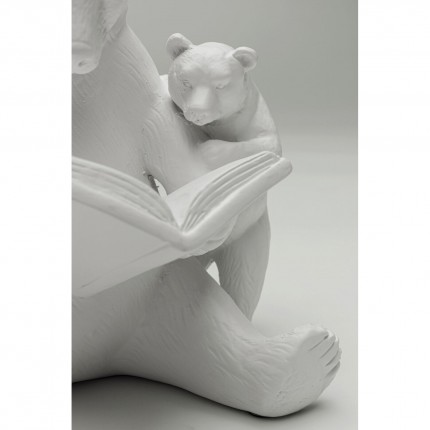 Déco ours lecture beige Kare Design