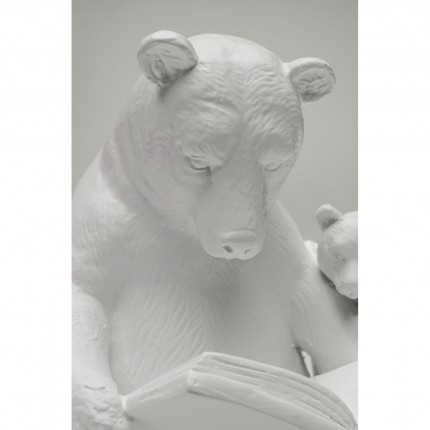 Déco ours lecture beige Kare Design