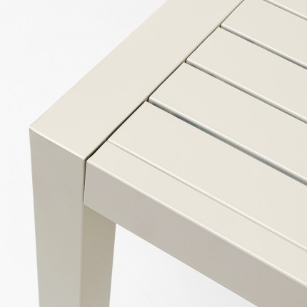 Table de jardin Madagascar 140x80cm grise Kare Design